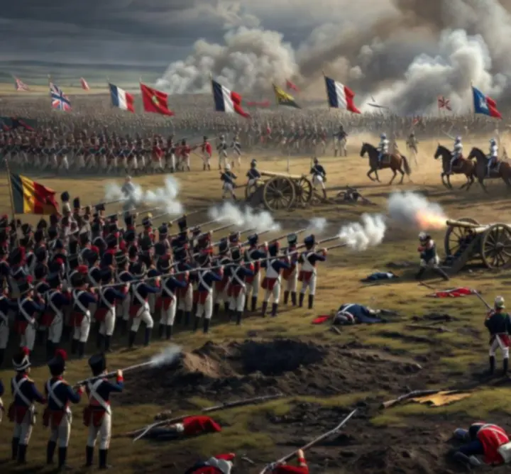 Cinematikus csatatér-jelenet gyalogos és tüzér egységekkel a AGNIESZKA BĄBERSKA ZAKŁAD FRYZJERSKI SU ESTILO világából