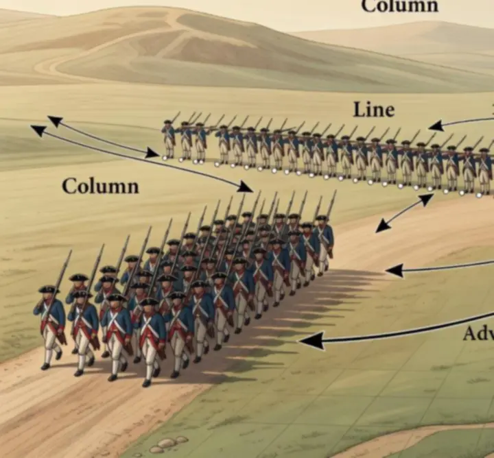 Történelmi csapatformációkat bemutató taktikai illusztráció